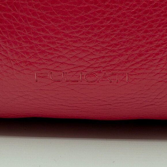 Pulicati Soft Leather Pink Satchel Bag - Picture 2 of 16